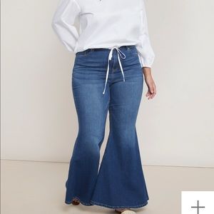 Eloquii Bell Bottom Jeans Size 28